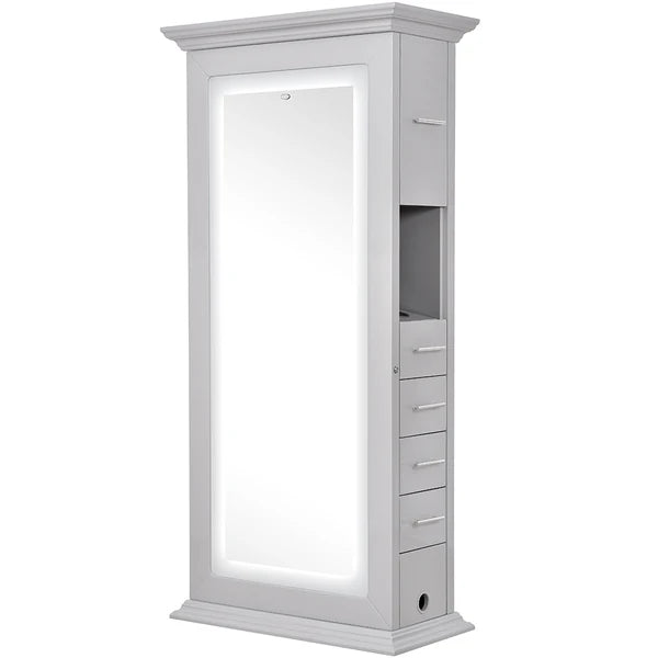 Adonis Double LED Lighted Salon Station