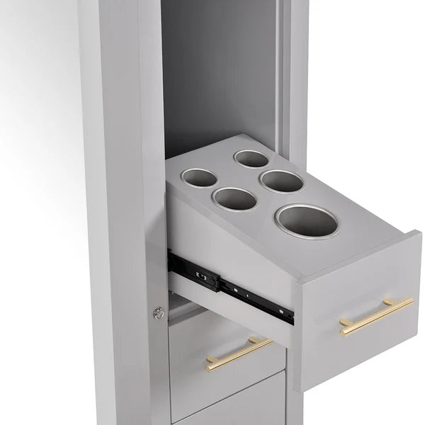 Adonis Double LED Lighted Salon Station