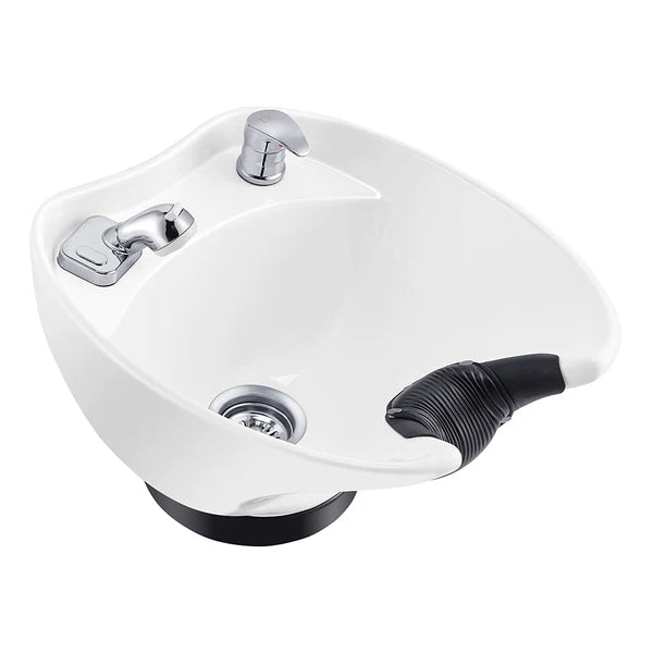 Ceramic Salon Shampoo Bowl Sink - Vacuum Breaker