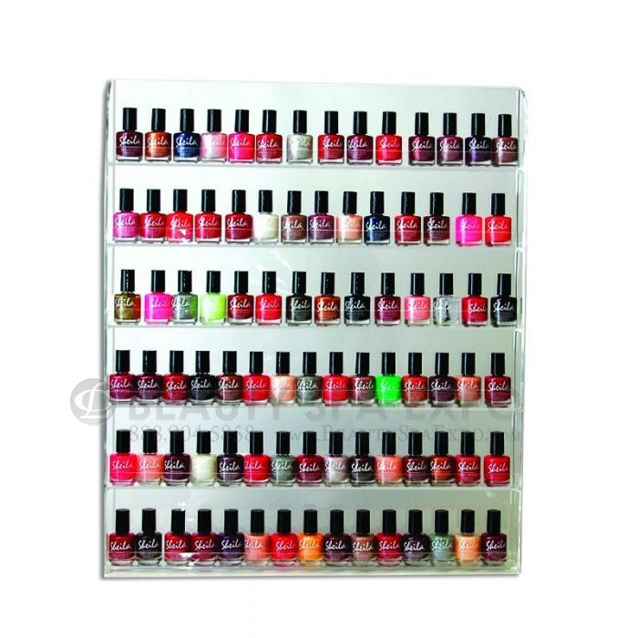 Wall Nail Polish Rack - 90 Bottles