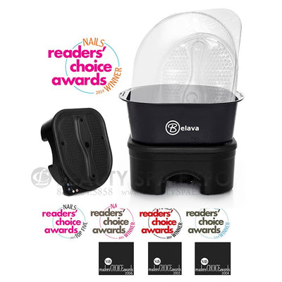 Pro Foot Massager in Black | w/ Heat & Vibration