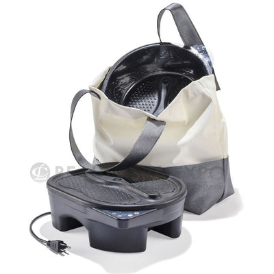 Pro Foot Massager in Black | w/ Heat & Vibration
