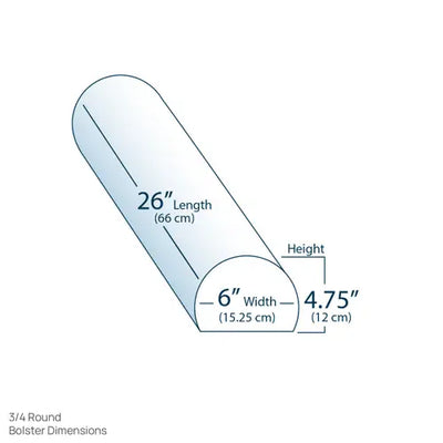 3/4 Round Massage Bolster
