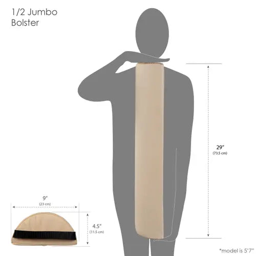 Jumbo Half Round Bolster