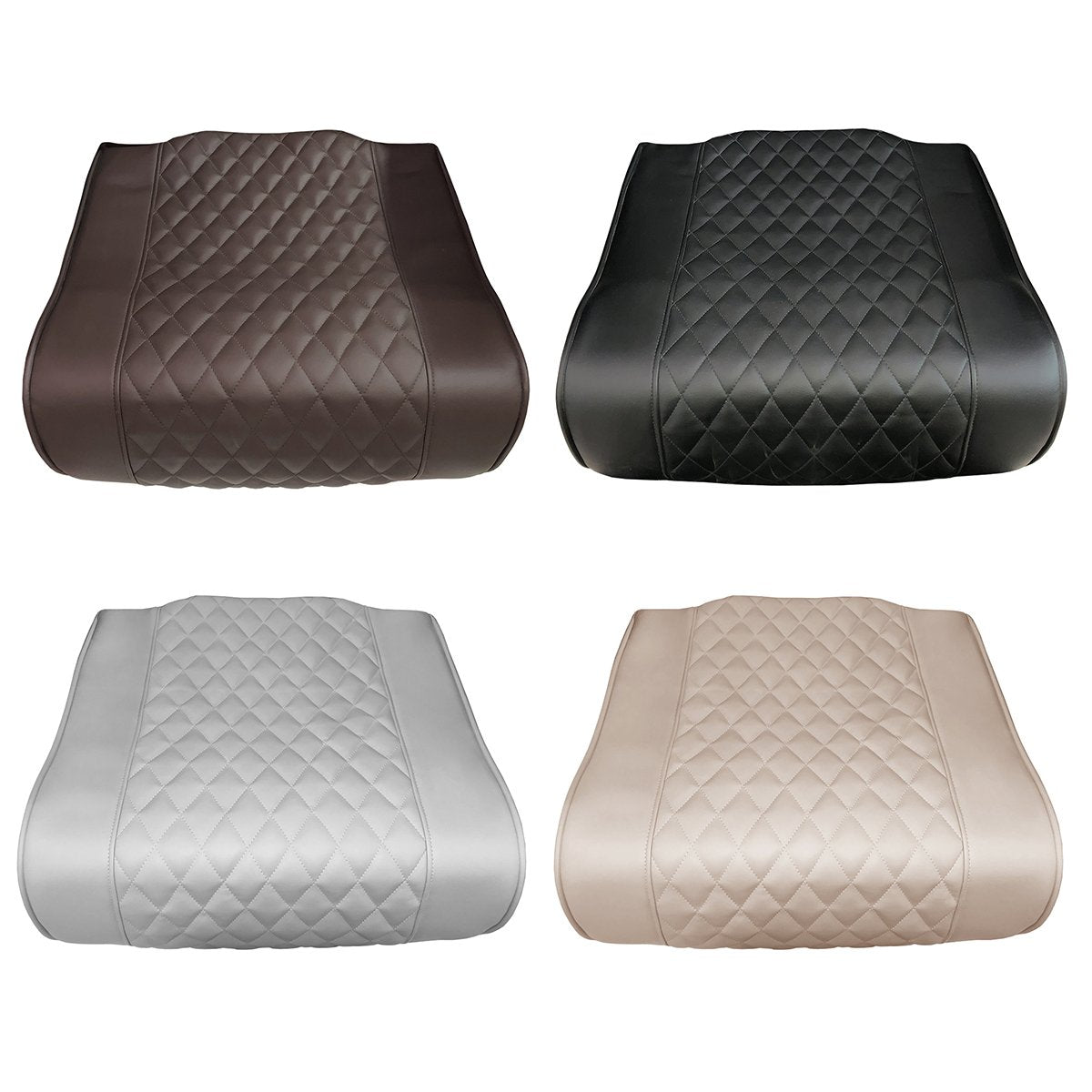 WS - Diamond PU Leather Seat Cushion